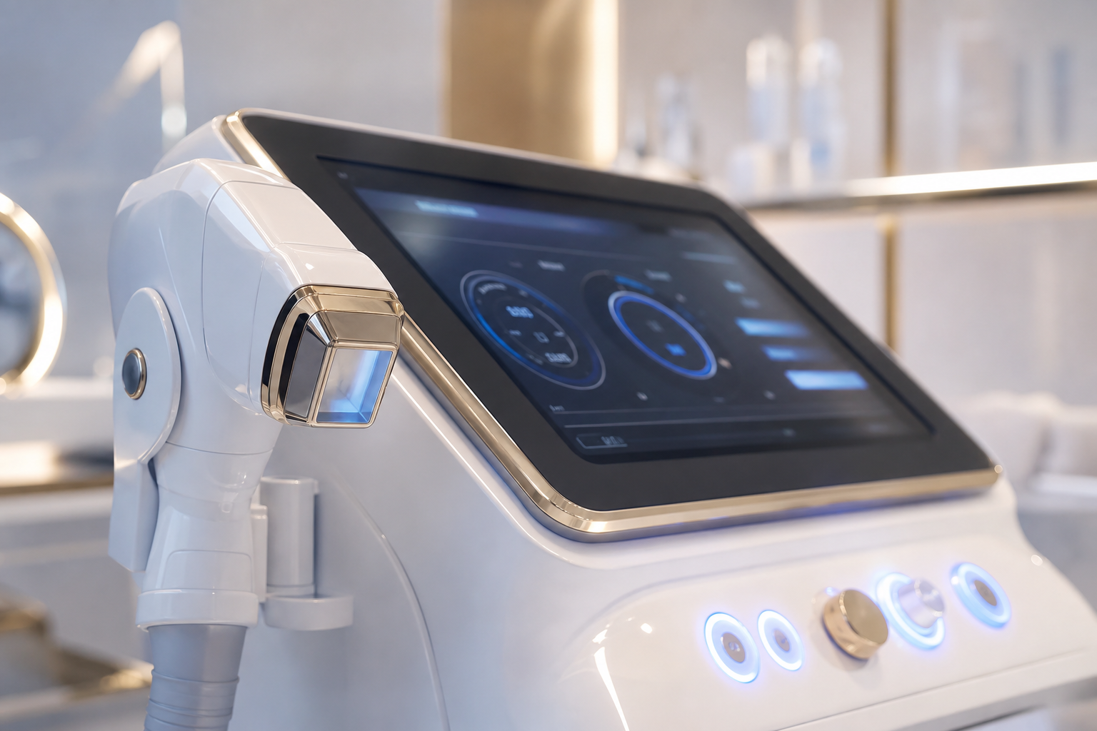 Equipamento de tecnologia estética avançada